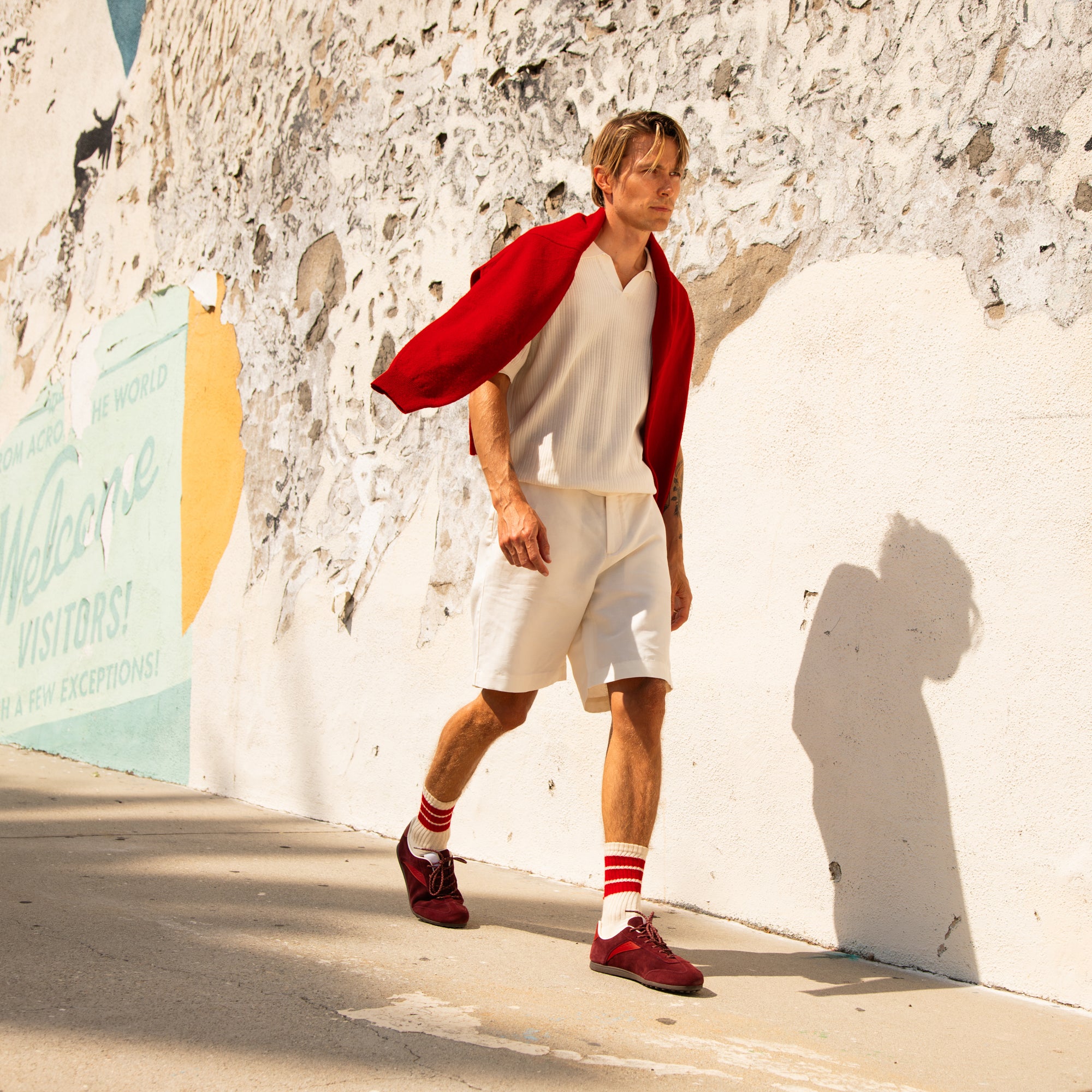 The Red Retro Sock