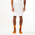 Load image into Gallery viewer, Orange + Brown Checkered Socks
