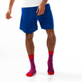 Load image into Gallery viewer, Red + Blue Checkered Socks
