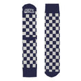 Load image into Gallery viewer, Navy + Grey Checkered Socks
