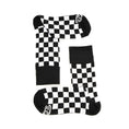 Load image into Gallery viewer, Black + White Checkered Socks
